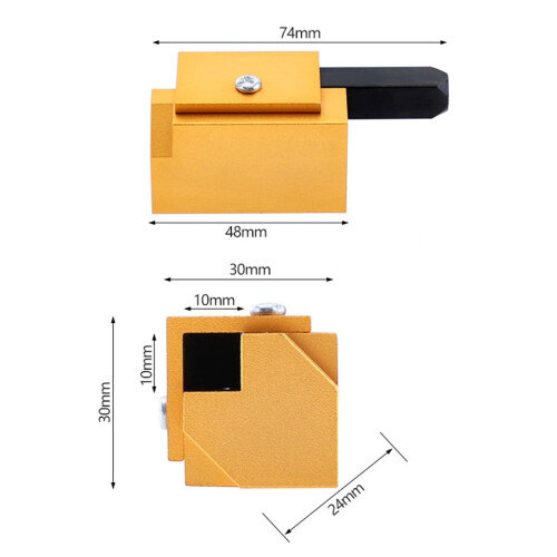 Ciseau d'angle droit pour le travail du bois (1 pièce) 2