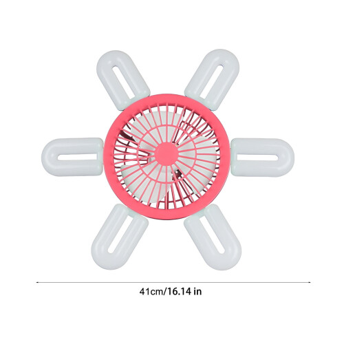 Mennyezeti ventilátor lámpával és távirányítóval E27 2