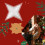 Christmas patchwork star template set four corner 6