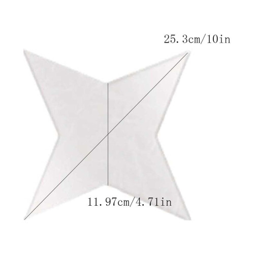 Christmas patchwork star template set four corner 2
