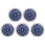 Duivenbroednesthuisje wit blauw 5 stuks 1