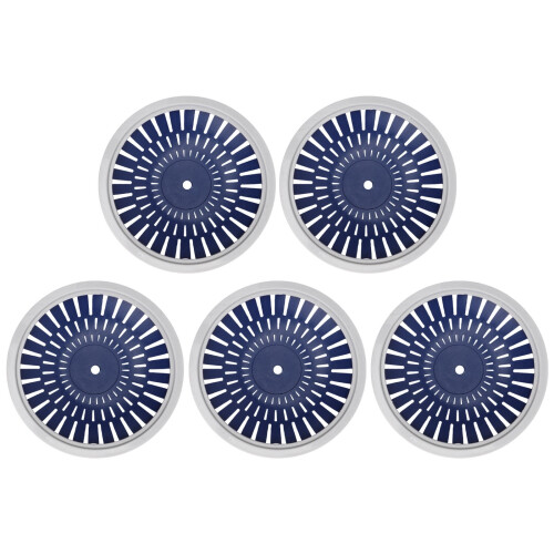 Duivenbroednesthuisje wit blauw 5 stuks