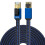Cábla Eitirnéad Cat8 Braidithe Níolón 10ft 26AWG SSTP 1