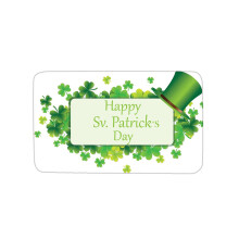 St. Patricks Day tæppe indendørs udendørs 40x60 cm
