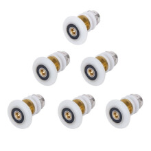 Zuhanyajtó görgők 25 mm átmérőjű 6 db