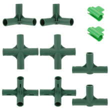 Adaptor tub seră plastic 1 set