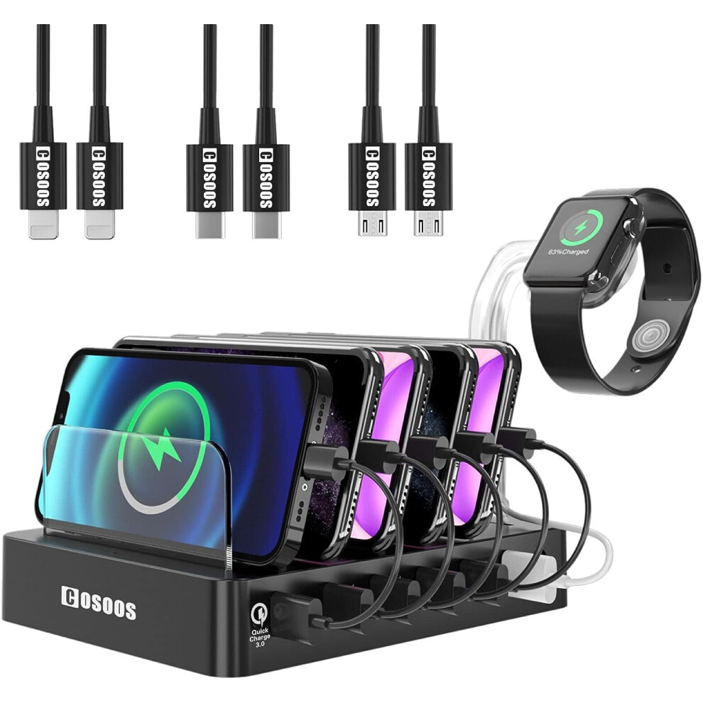 6-Port Usb Charging Station With Quick Charge 3.0 And 6 354484117212