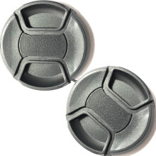 Tappo per obiettivo da 67 mm con foro per laccetto (2 pezzi)