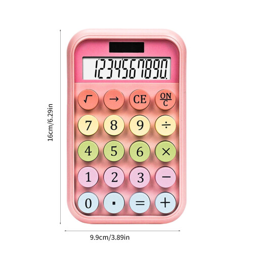 Solcellekalkulator for skole, 10-sifret LCD-skjerm 2