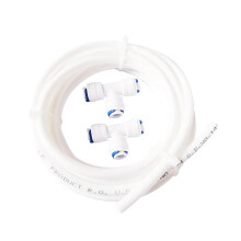 Tuyau d'arrosage 3M en PE avec raccord en T Ă 3 voies de 1/4 pouce
