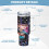 Gobelet BT-S 40 oz en acier inoxydable avec poignée et paille 6