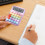 Basic office calculator 12-digit colorful design 6