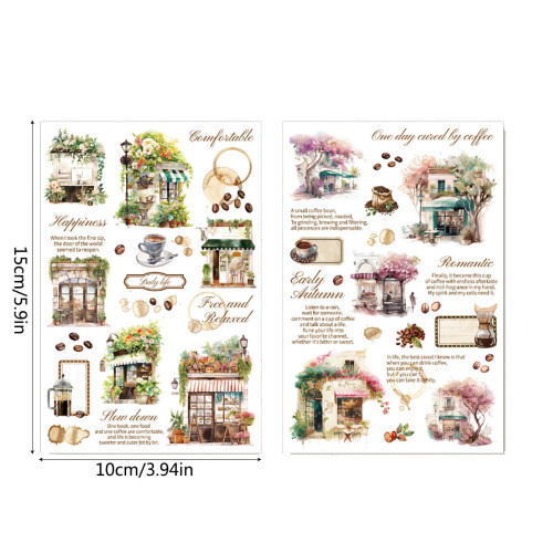 Scrapbooking Stickers PET and Washi 1 Pack 2
