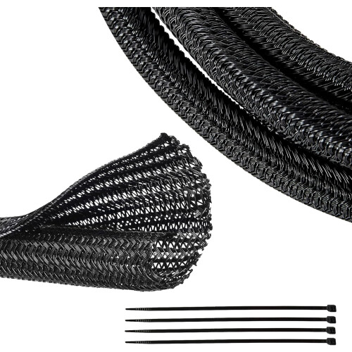 Μανίκι πλεγμένου σύρματος χωρισμένο 10ft1/2inch εύκαμπτο