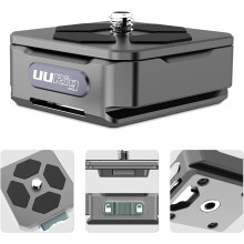 Kamera hurtigutløserplate med 1/4" og 3/8" skruehull