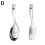 Cuillère repas à manche court en acier inoxydable (1 pièce) 2