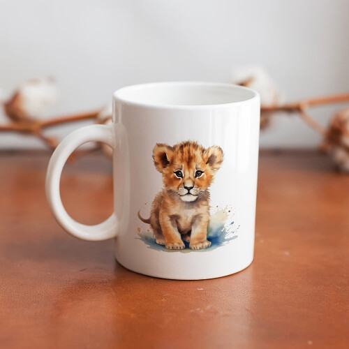 Løve kaffekrus 330 ml 1 stk 1