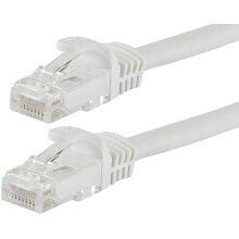 Prepojovací kábel Cat5e Ethernet biely 1,5 m