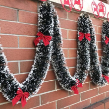 Weihnachtsgirlande aus PVC, dekorativ, hängend, 2 m