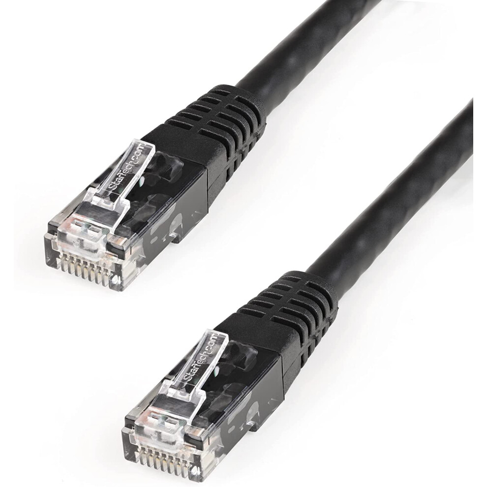 Cat6 Ethernet Cable 8 Ft 650Mhz Black 354484125095