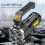 USB Rechargeable LED Flashlight with Sidelight 4X Zoom 4