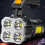 USB Rechargeable LED Flashlight with Sidelight 4X Zoom 7