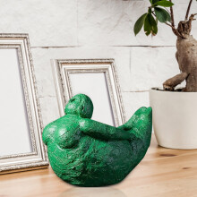 Sculpture abstraite de femme yogi, ornement de décoration intérieure