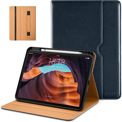 DTTO iPad 10. Generation Hülle 10,9 Zoll 2022 Leder Folio mit