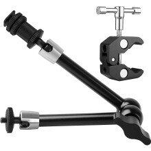 Rameno pro uchycení kamery se super svorkou, 11 palců, závit 1/4" 3/8"