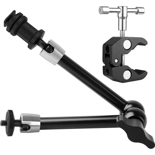 Βραχίονας στήριξης κάμερας με Super Clamp11 ιντσών1/4" 3/8" σπείρωμα