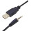Nabíjecí kabel USB na 2,5mm samec pro sluchátka JBL Synchros 1