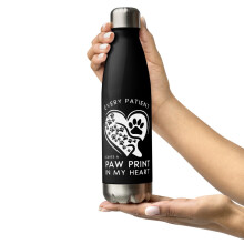 Bouteille d'eau en acier inoxydable pour techniciens vétérinaires, 590 ml (20 oz).
