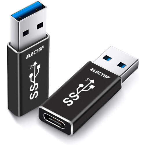 Adaptér USB 3.1 Gen 2 samec na Type-C samice, 2 kusy