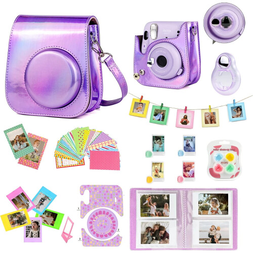 Fujifilm Instax Mini 11 Custom-Etui-Bundle mit Farbe
