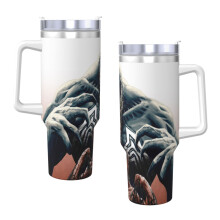 Geïsoleerde drinkbeker met Spider-Man-print, roestvrij staal, 1,2 liter (40 oz).