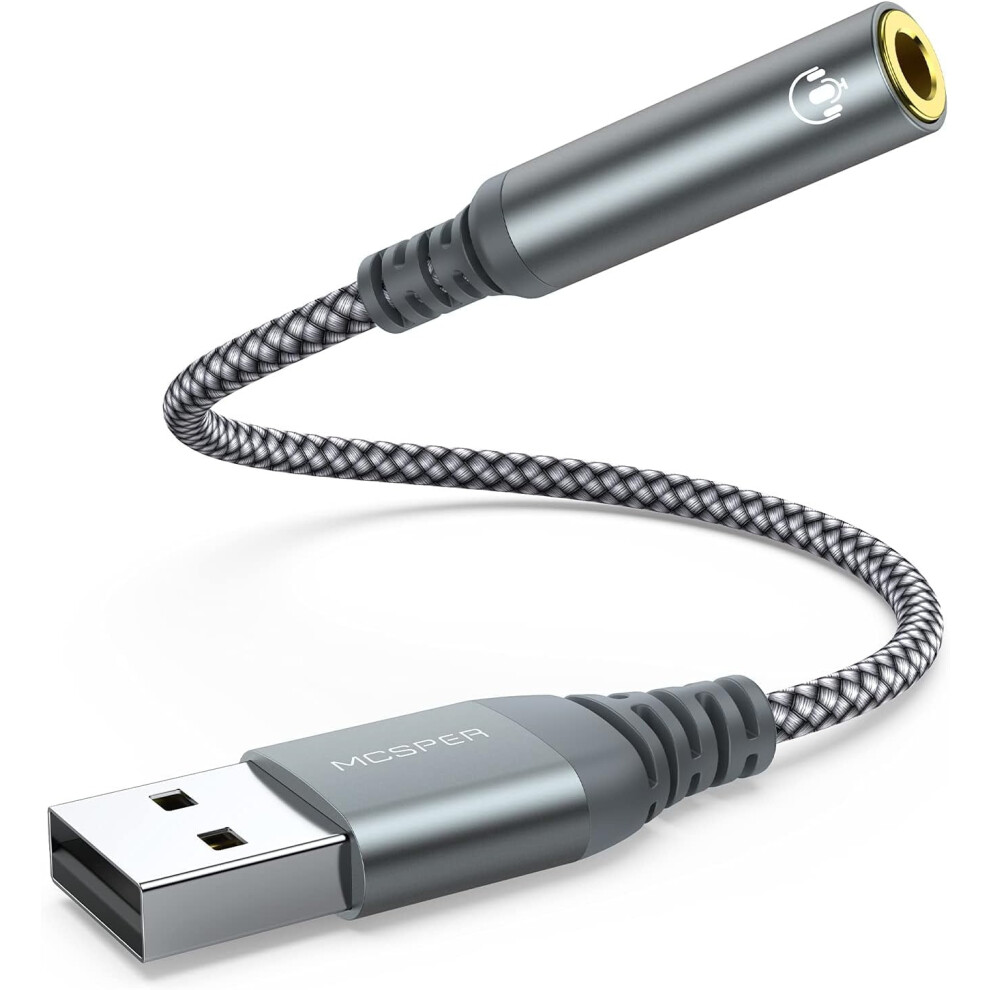 Usb-A To 3.5Mm Audio Adapter Stereo Aux Converter 354484123930
