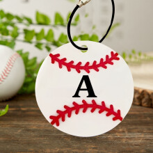 Prívesok na baseballovú pálku s visačkou A až Z, 26 písmen