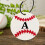 Baseballkølle-anhengsmerkelapp A til Å26 bokstaver 1
