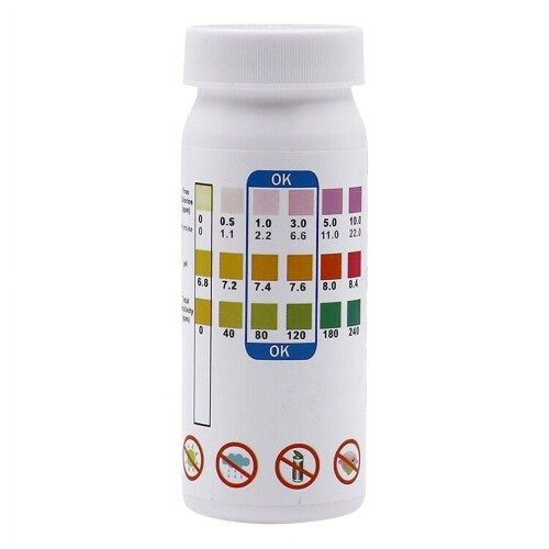 Fankiway Swimming Pool Test Strips 50 pcs pH Alkalinity 1