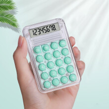 Calculatrice portable à 8 chiffres avec grand écran, couleur bonbon