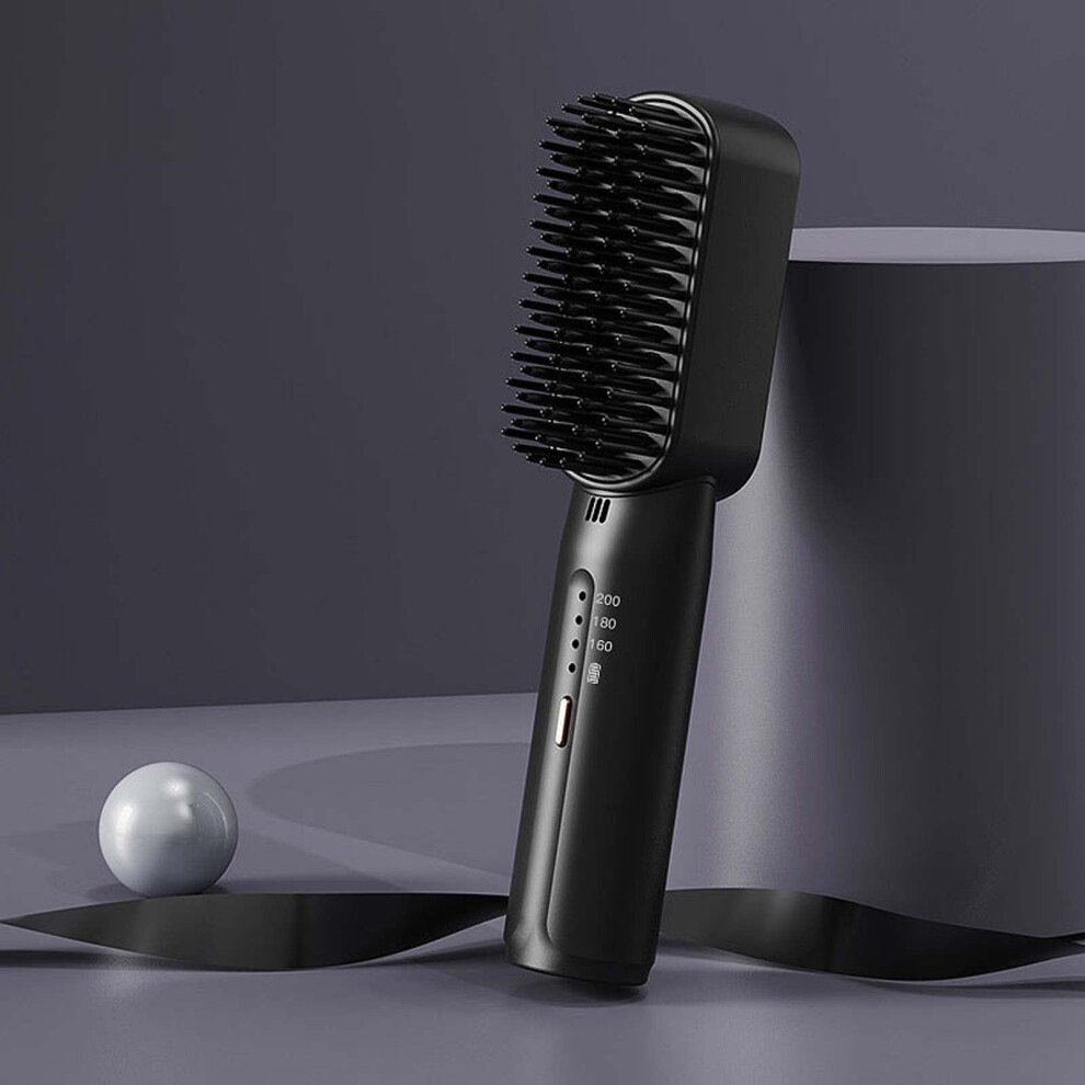 Rechargeable Mini Hair Straightening Brush Cordless