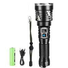 XHP360 Most Powerful LED Flashlight USB Rechargeable Lamp 26650 Ultra Powerful Flashlight Tactical,Lantern,A