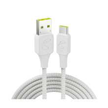 Nabíjecí kabel InstantConnect USB-A na USB-C bílý, 1,5 m