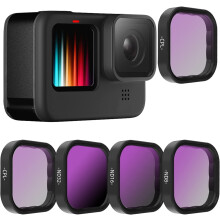 Juego de filtros CPL y ND para GoPro Hero12/11/10/9 (paquete de 4)