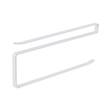 Porta-papel higiênico branco sem furos, 1 unidade