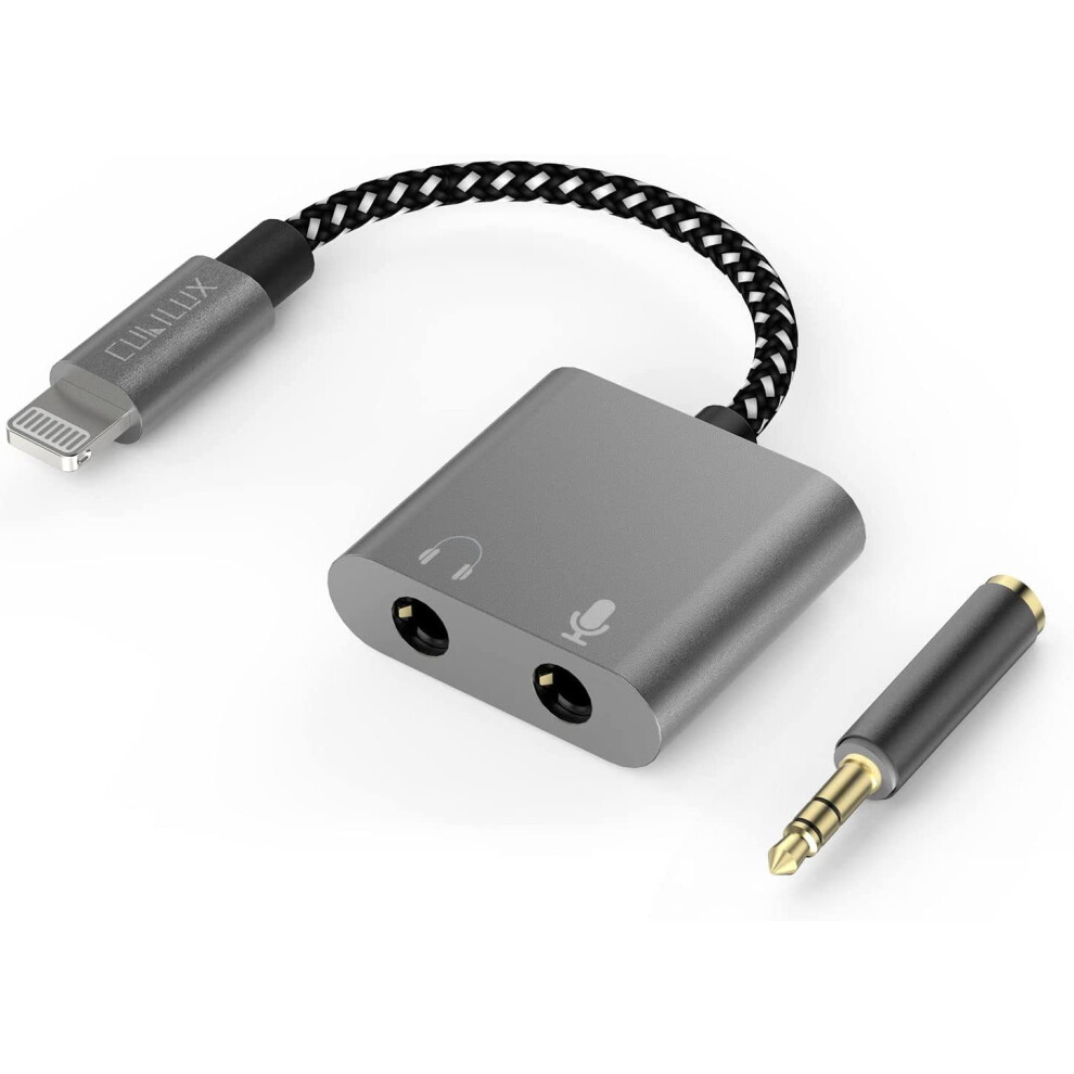 Lightning To 3.5Mm Trs Mic Adapter With Headphone Jack 354484115515