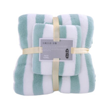Ensemble de 2 serviettes en polaire corail microfibre