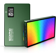 RGB-videolys på kameraet, 360 farge, 4400 mAh