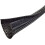 Flettet kabelmuffe med velcro, 3 m sort 1