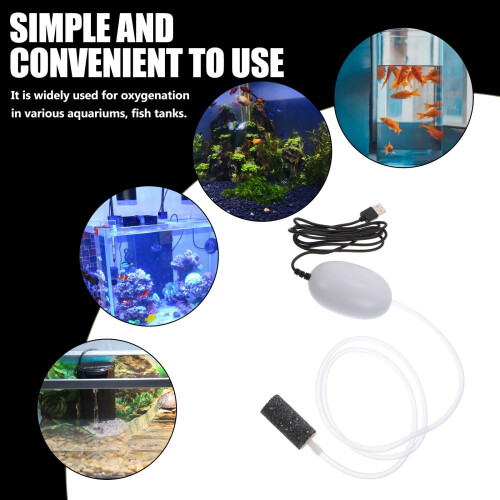 Fish Tank Air Pump Set Portable USB Oxygenation 3 Pack 1